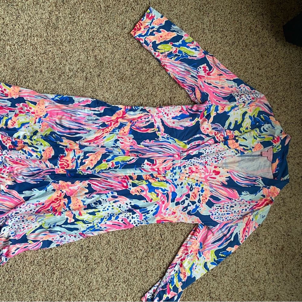 Lilly Pulitzer 3/4 sleeve dress- size L